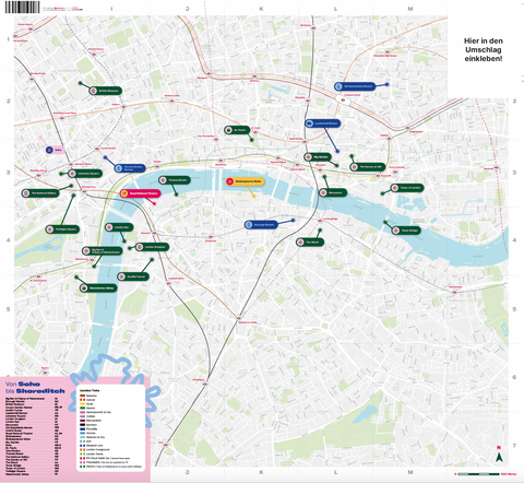London Faltplan für die Hosentasche