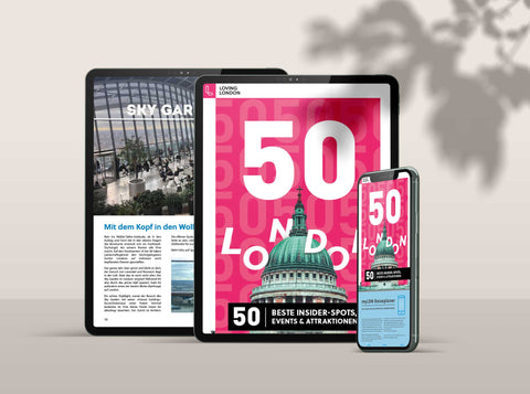 Die TOP 50 Attraktionen, Insider-Spots und Events in London - interaktives eMagazin PDF