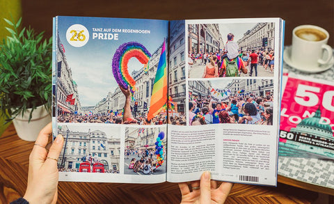 Die TOP 50 Attraktionen, Insider-Spots und Events in London - gedrucktes Magazin