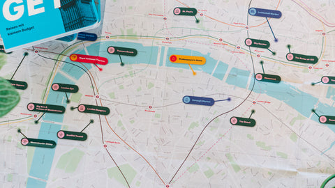 London Faltplan für die Hosentasche
