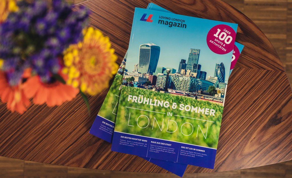 London im Frühling & Sommer – gedrucktes Magazin